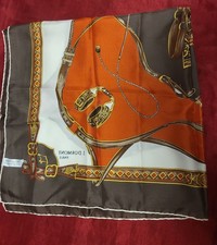 Foulard soie vintage - en,