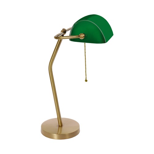 Lampe banquier table e27 - lampe,