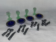 Playmobil Ménagère Assiettes Verres Château Maison Cuisine Salle A Manger