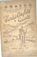 Ancien catalogue HARDY de 1937, pêche mouche et leurre au moulinet ancien.