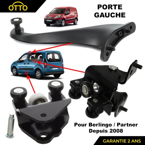 Kit réparation galet porte - galet,