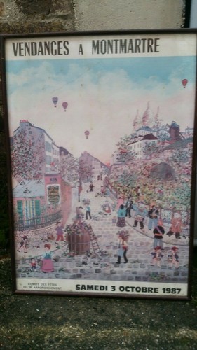 Ancienne affiche publicitaire