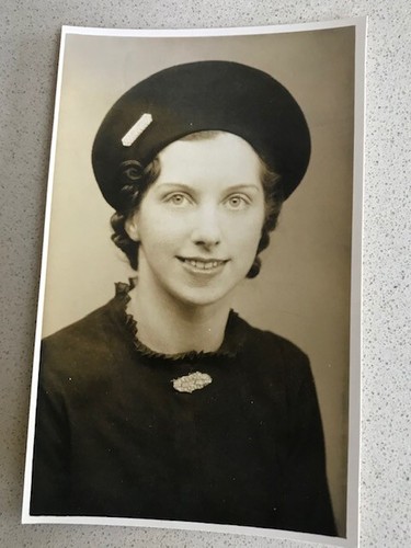 Postcard old photograph of - -,