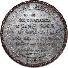 P2900 Rare 5 Sols Monneron