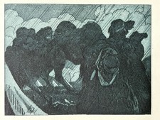 MAURICE DE BECQUE Gravure Eau
