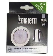 Joint caoutchouc + filtre tamis cafetière italienne inox 10 tasses BIALETTI