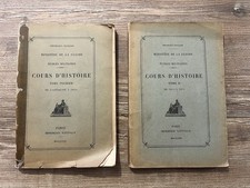 Militaria - Livres Anciens COURS D’HISTOIRE de L’antiquité à 1914 TOME I et II