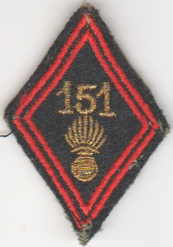 151eme regiment infanterie - 151eme, d'infanterie