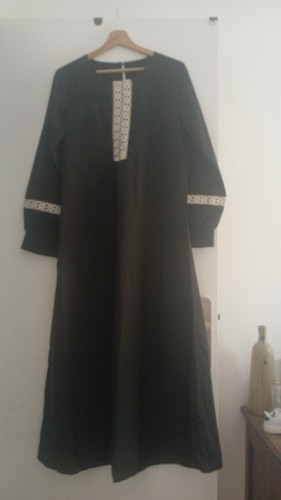 Robe longue abaya noir - , neuf