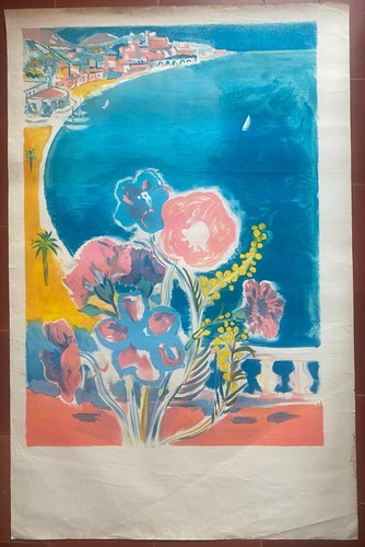 Affiche tourisme cote azur - tourisme, d'azur
