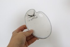 Ancien menu en porcelaine, H.A