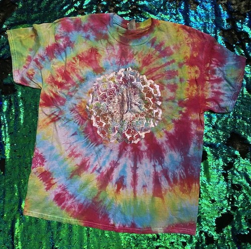 Handmade tie dye rainbows - xl,