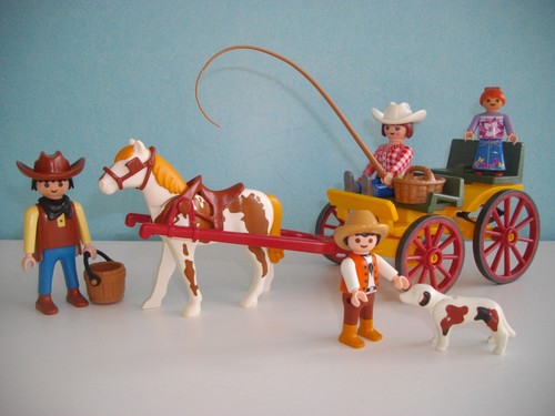 Playmobil la charrette - la,
