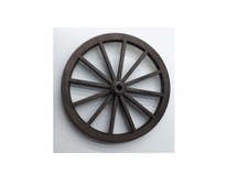 1 Roue En Bois 2,5 Cm De