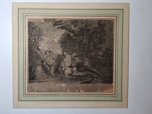 Gravure ancienne bain - ancienne, bain”
