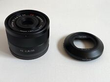 SONY ZEISS 2,8/35 MM AUTOFOCUS MONTURE E/FE FULLFRAME - SACOCHE PROTECTION