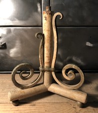 Pied De Lampe Métal Art Déco
