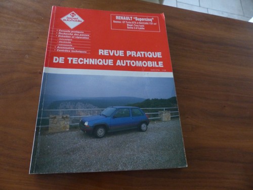 Revue technique auto - revue, renault
