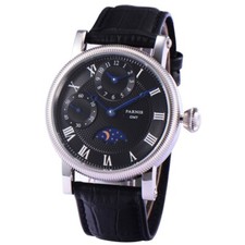 Parnis gmt moonphase 42mm - parnis,