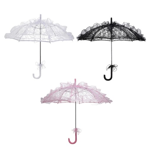 Dentelle parapluie fleur - parapluie,