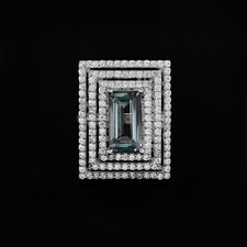 13x6 MM Ceylan Vert Saphir