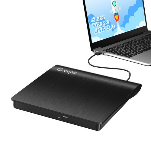 Lecteur dvd externe pour - lecteur,