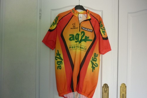Maillot velo peugeot ag2r - maillot, /