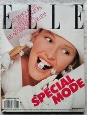 Magazine Elle Spéciale Mode Mar.1987 Estelle Lefebure By Bill King 
