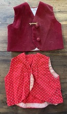 2 Gilets Anciens Pour Poupee
