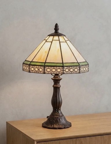 Lampe vitrail style tiffany - lampe,