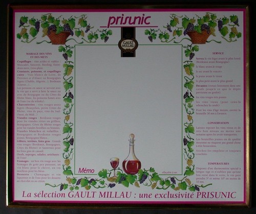 Plaque prisunic gault millau - ,