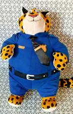 Peluche léopard Officier Clawhauser Zootopia  Zootopie 35 cm Disney Store