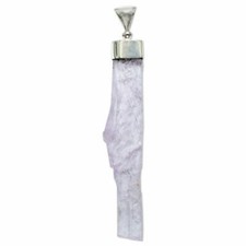 Kunzite Crystal Pendant Necklace by Stones Desire