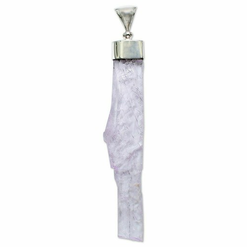 Kunzite crystal pendant - crystal,