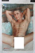 homme gay nu peinture