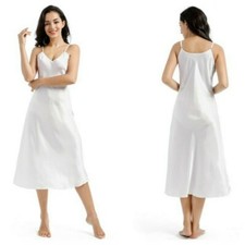 Femme Faux Satin Soie Complet