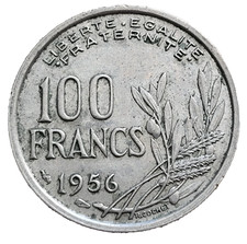 100 francs Cochet 1956 Paris