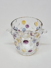 Seau à Glaçons Cristal de Bohême Borske Sklo par Max Kannegiesser Vintage