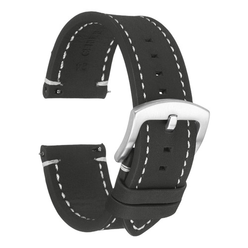 24mm bracelet monture cuir - 24mm,