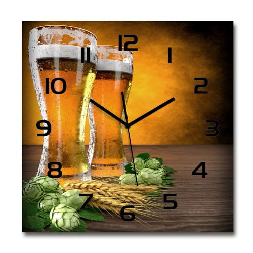 Tulup horloge murale verre - murale, en