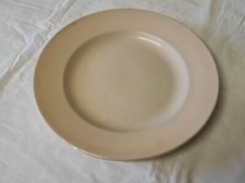 Ancien Plat rond en céramique