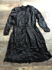 ROBE ANCIENNE SOIE NOIRE 1900