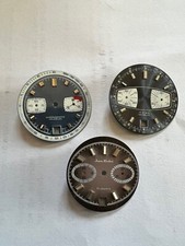 Lot 3 cadrans chrono Valjoux 7734