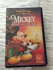 VHS K7 -VF - Disney Mickey - Il était une fois noël-Walt Disney 100ans De Magie