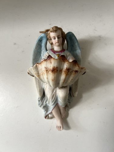 Ancien bénitier biscuit - ancien, en