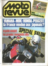 MOTO REVUE N°2671 SPECIAL SALON / YAM - MBK / HONDA - PEUGEOT / KAWA CROSS "85"