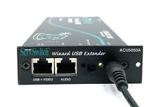 Boîtier Noir Servswitch ACU5050A Wizard USB KVM Extendeur Local HD Audio Vidéo