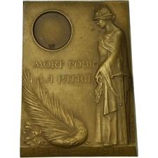 Belgique, Médaille, Mort pour la Patrie, Politics, Society, War, 1914-1918