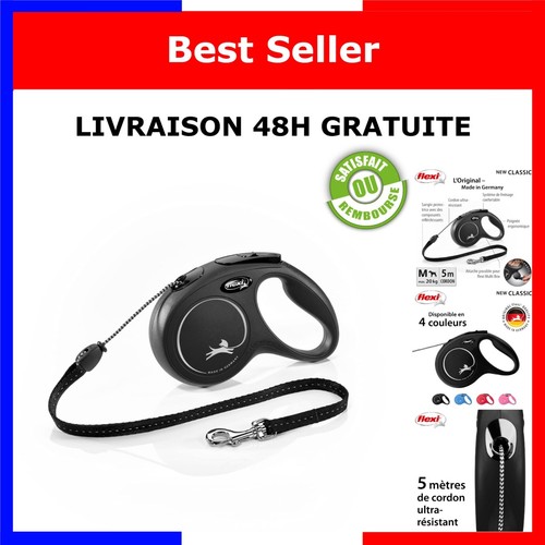 Laisse rétractable flexi