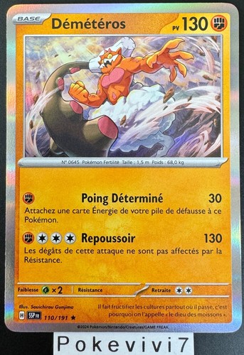 Carte pokemon demeteros - carte,
